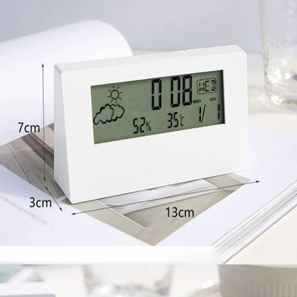 Digitale wekker met weerstation functie