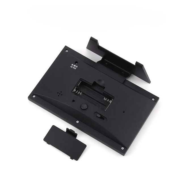 Digitale wekker met kalender en temperatuur