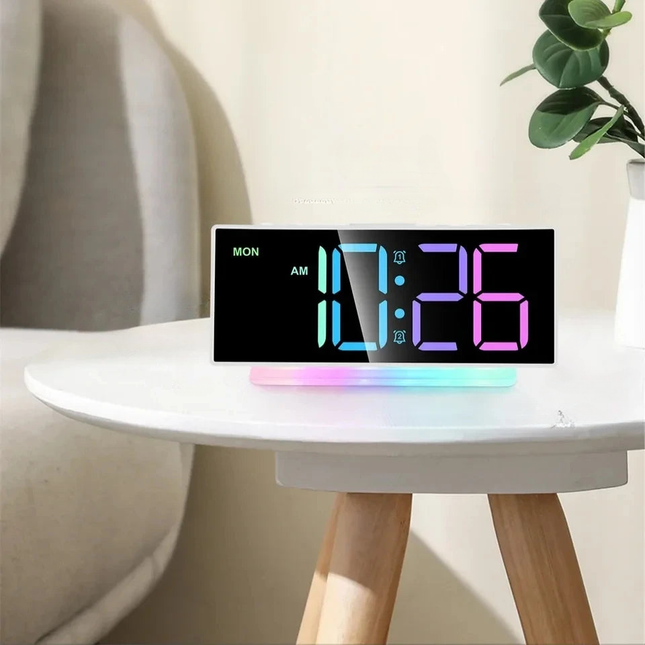 Digitale lichtwekker met dubbel alarm