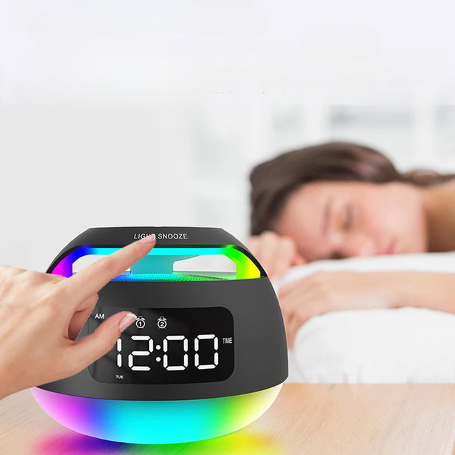 Wekkerradio met bluetooth en sfeerlicht