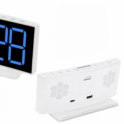 Digitale lichtwekker met dubbel alarm