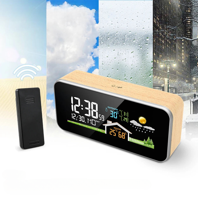 Slimme wekker met digitaal weerstation