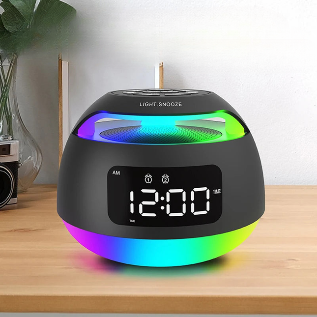 Wekkerradio met bluetooth en sfeerlicht