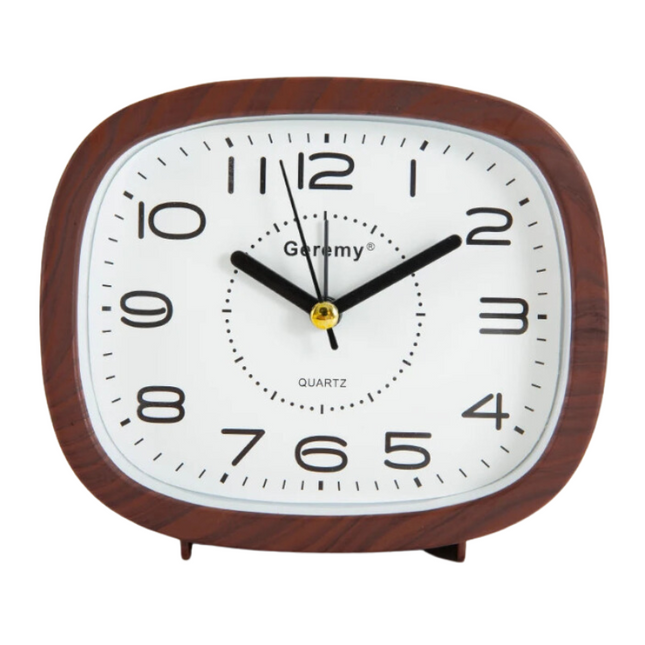 Analoge wekker met grote duidelijke cijfers