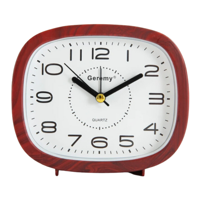 Analoge wekker met grote duidelijke cijfers