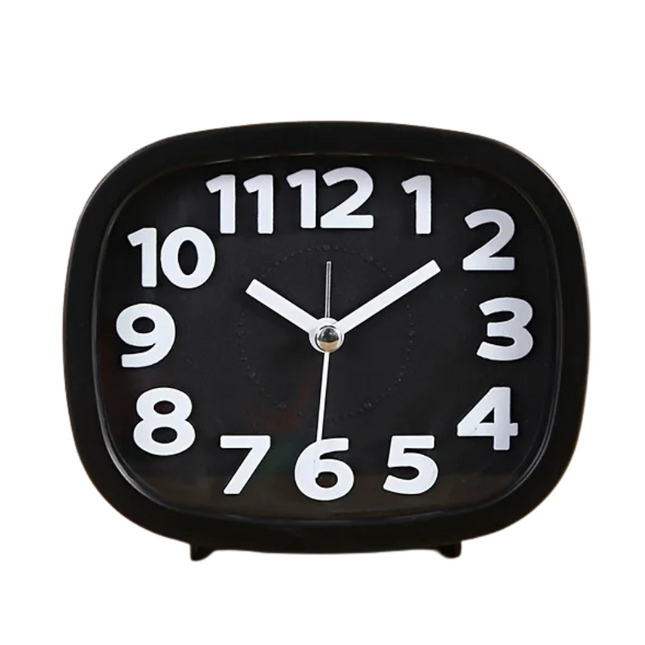 Analoge wekker met grote cijfers batterijen