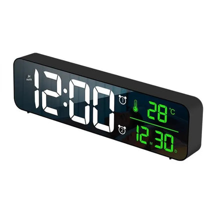 Digitale wekker met datum en temperatuur