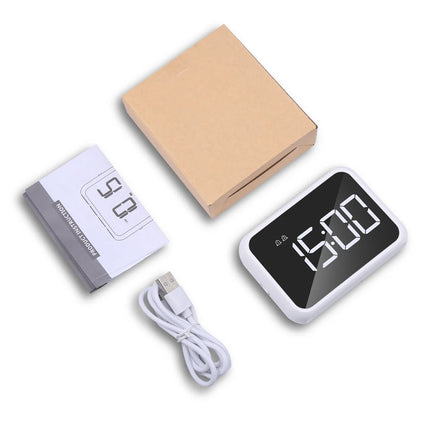 Compacte digitale wekker met dubbel alarm