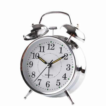Kleine vintage wekker met dubbele bel