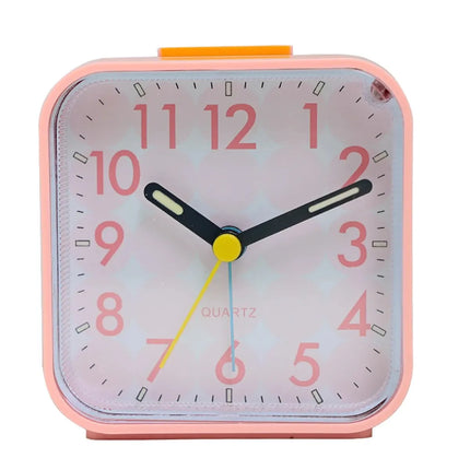 Roze analoge wekker voor meisjes