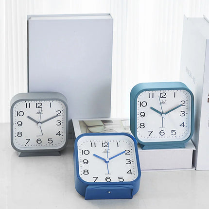 Vierkante analoge wekker voor slaapkamer