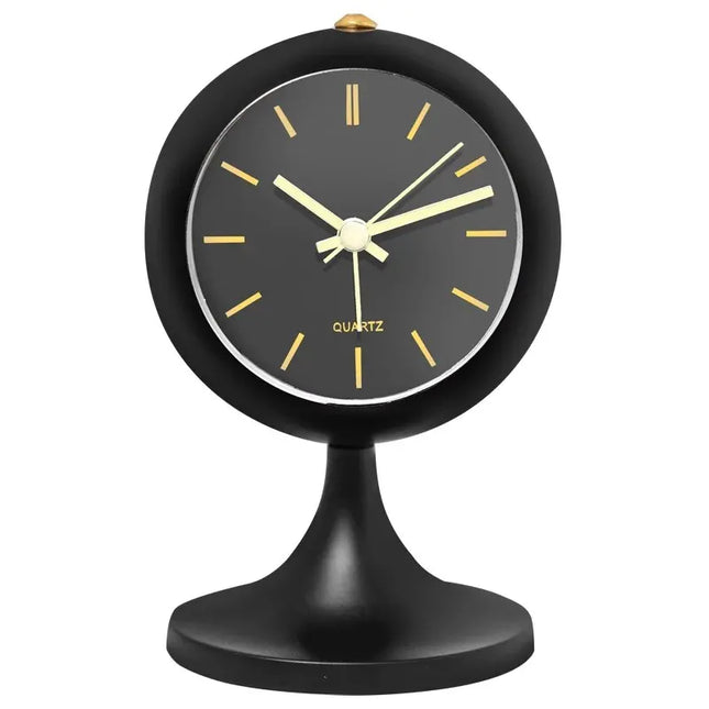 Witte vintage wekker op voet