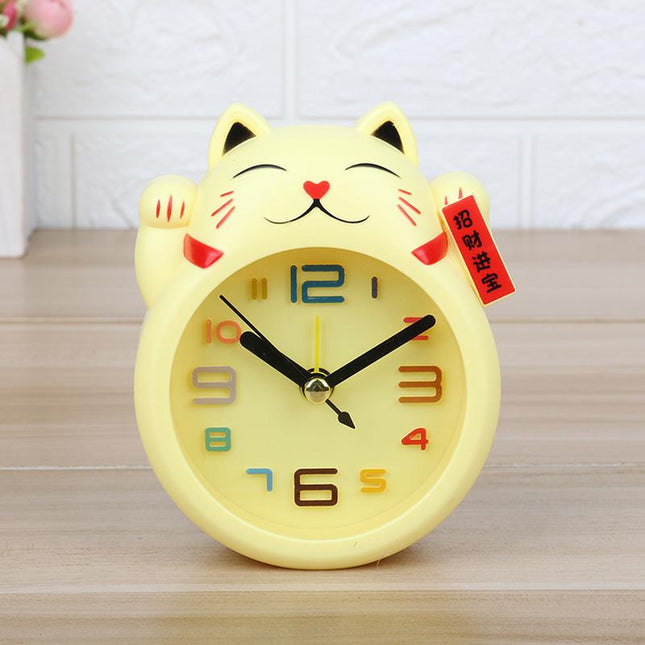 Leuke kinderwekker in kat vorm
