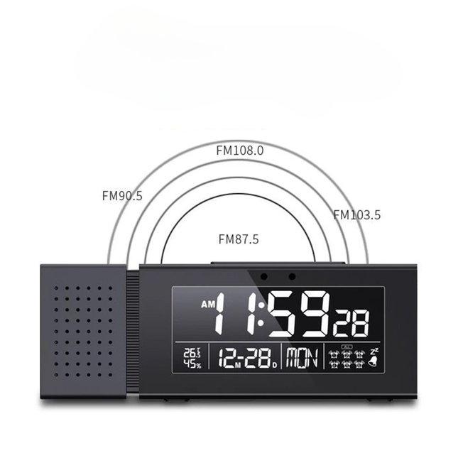 Wekkerradio met groot lichtgevend display