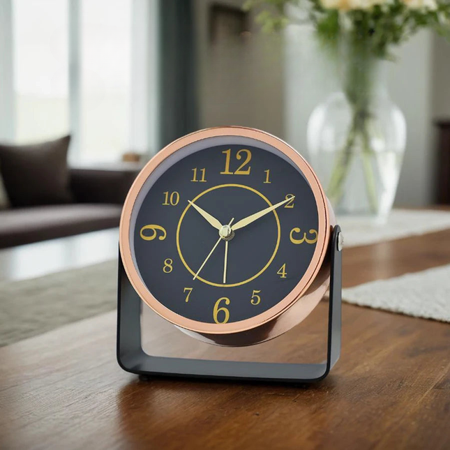 Ronde design wekker op batterijen