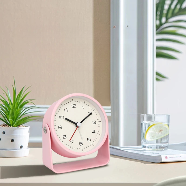 Stille analoge wekker zonder tikgeluid