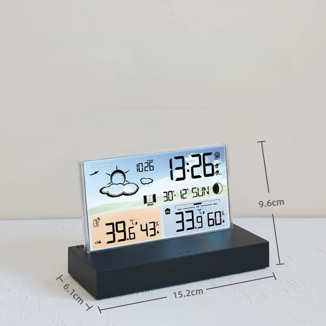 Slimme wekker met draadloos weerstation