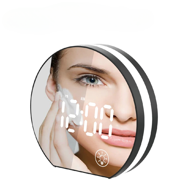 Digitale spiegelwekker met grote cijfers