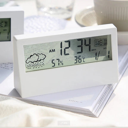 Digitale wekker met weerstation functie