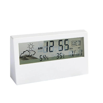 Digitale wekker met weerstation functie