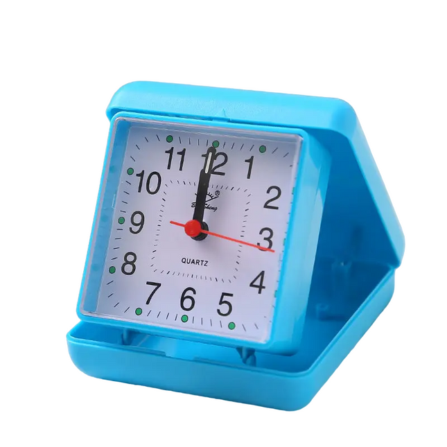 Kleine retro reiswekker met alarm