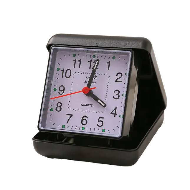 Kleine retro reiswekker met alarm