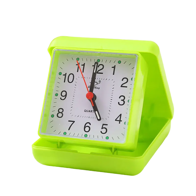 Kleine retro reiswekker met alarm