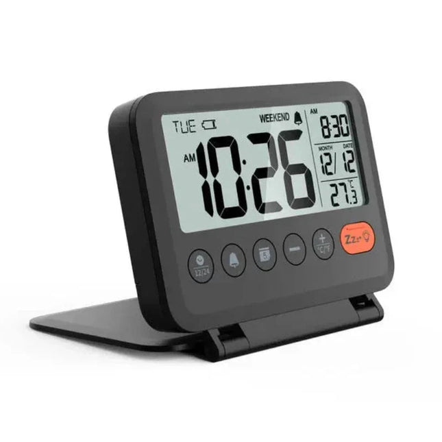 Compacte opvouwbare wekker voor op reis