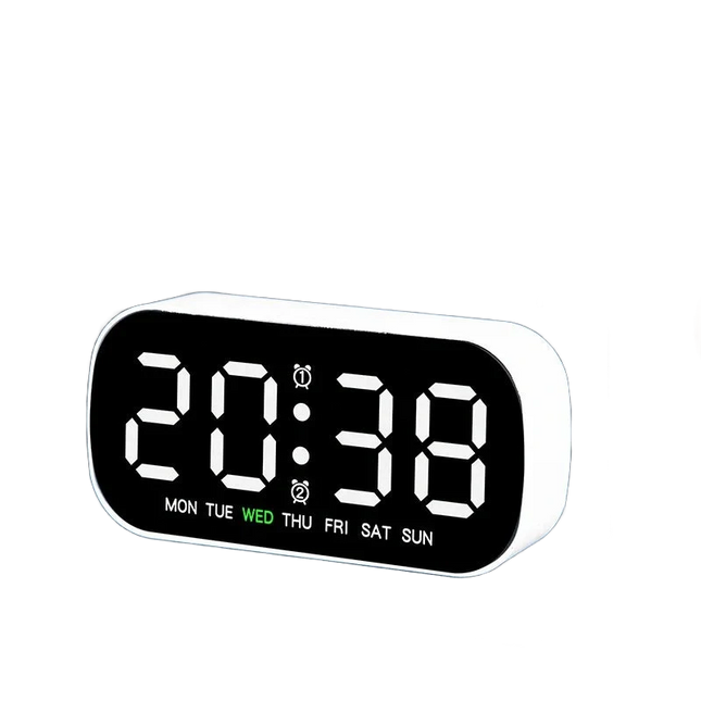 Kleine moderne digitale wekker