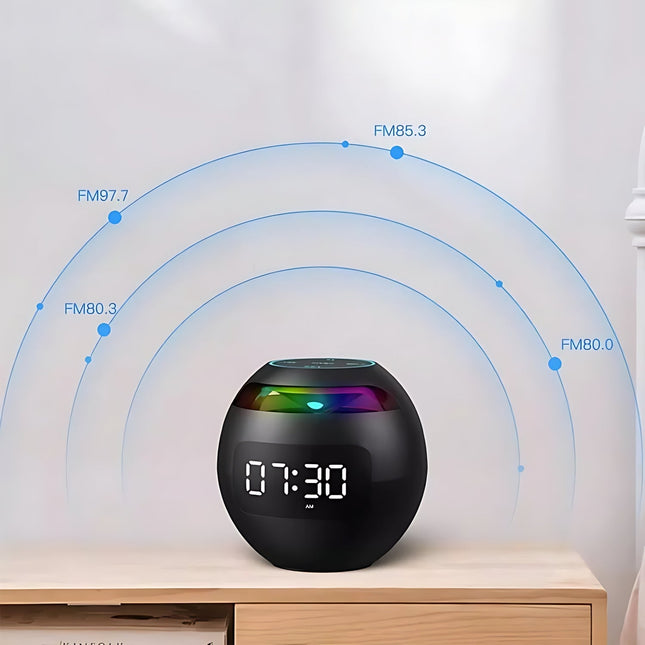 Wekkerradio met RGB licht en speaker