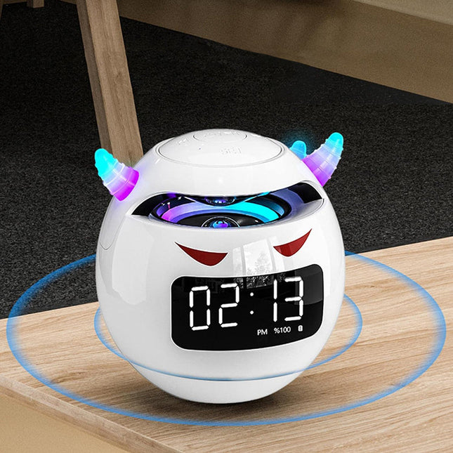 Bluetooth speaker wekker met sfeerlicht