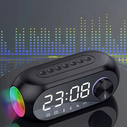 Wekkerradio met Bluetooth speaker en sfeerlicht