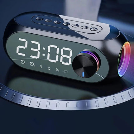 Wekkerradio met Bluetooth speaker en sfeerlicht