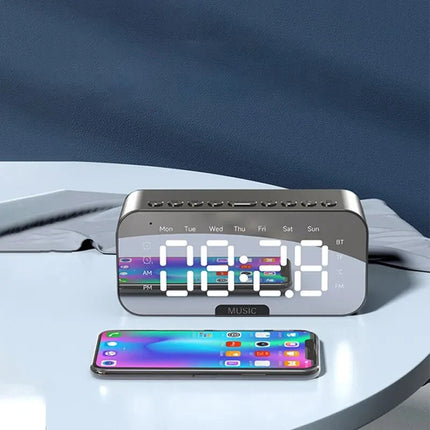 Digitale wekkerradio met bluetooth speaker