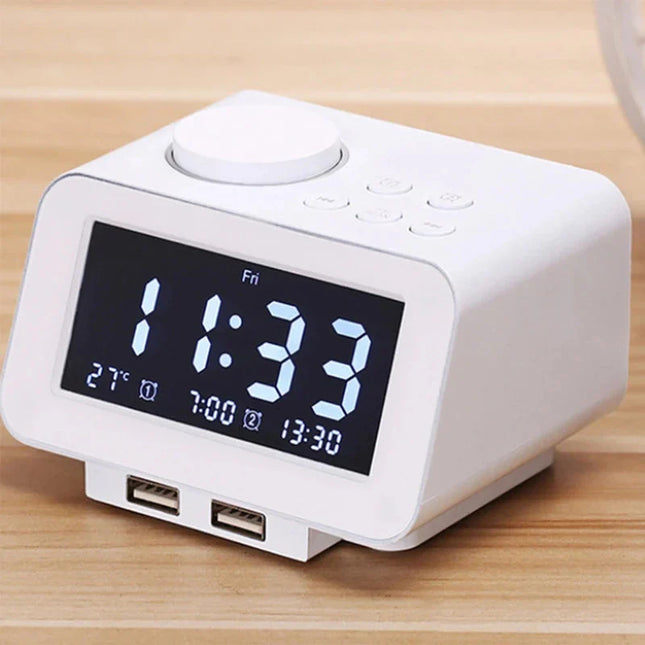 Digitale wekkerradio met FM en USB