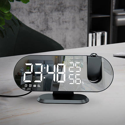 Wekkerradio met projector voor op plafond