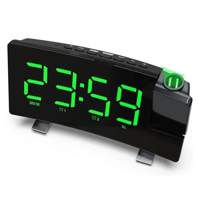 Digitale projectiewekker met USB-oplader