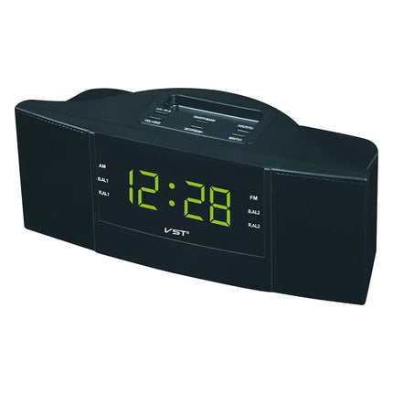 Wekkerradio op netstroom met dubbel alarm