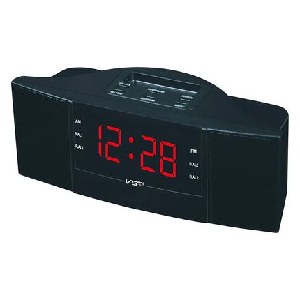 Wekkerradio op netstroom met dubbel alarm