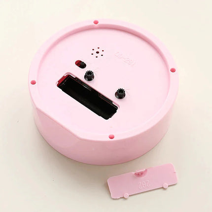 Eenvoudige ronde wekker op batterijen