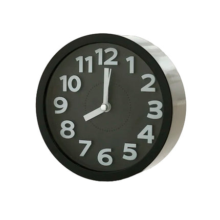 Eenvoudige ronde wekker op batterijen