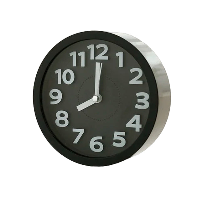 Eenvoudige ronde wekker op batterijen