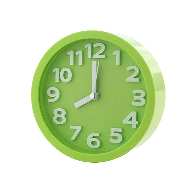 Eenvoudige ronde wekker op batterijen