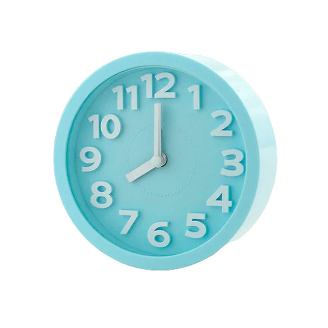 Eenvoudige ronde wekker op batterijen