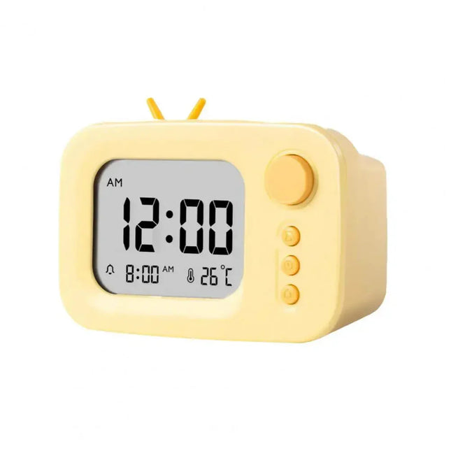 Design wekker in retro tv-stijl