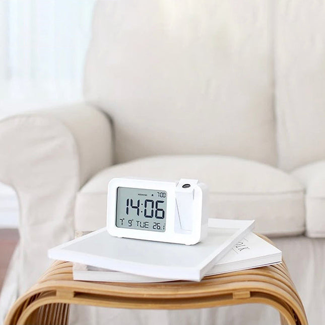 Digitale wekker met tijdprojectie