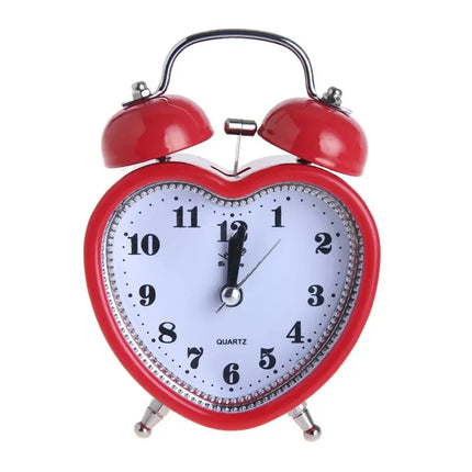 Hartvormige wekker met luid alarm