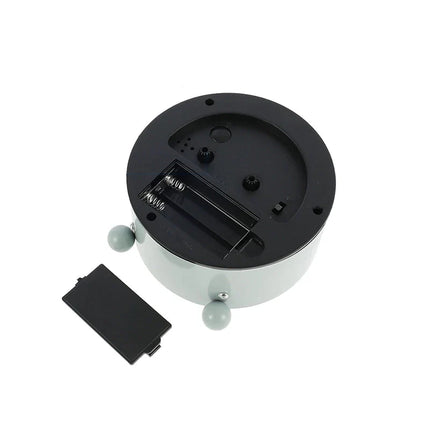 Stille analoge reiswekker met licht