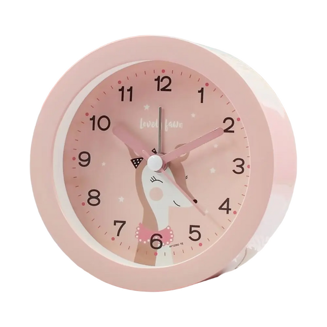 Analoge kinderwekker zonder tikgeluid