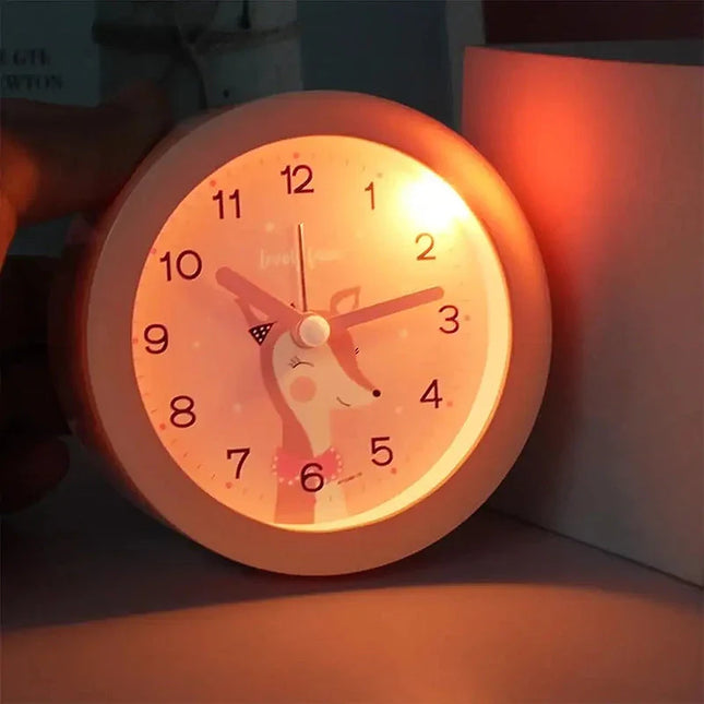 Analoge kinderwekker zonder tikgeluid